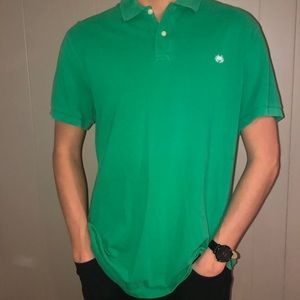XL Short sleeve J.Crew green polo